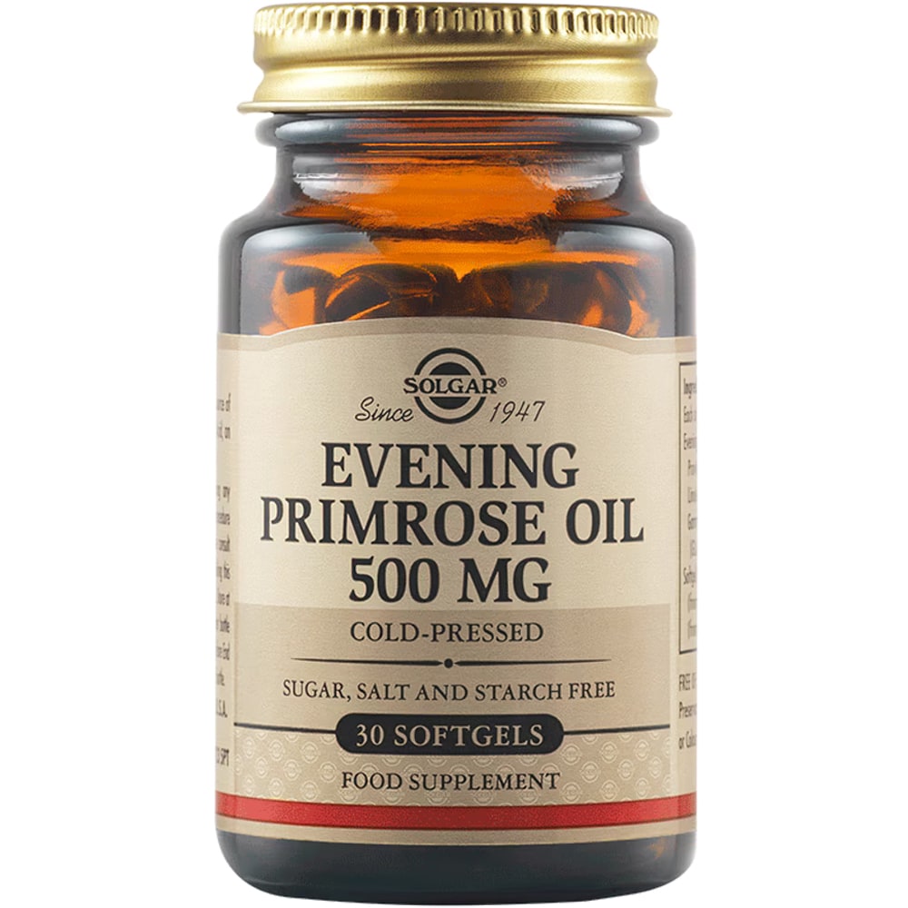 Supliment alimentar Ulei de Luminita Noptii 500 mg, 30 capsule moi, SOLGAR