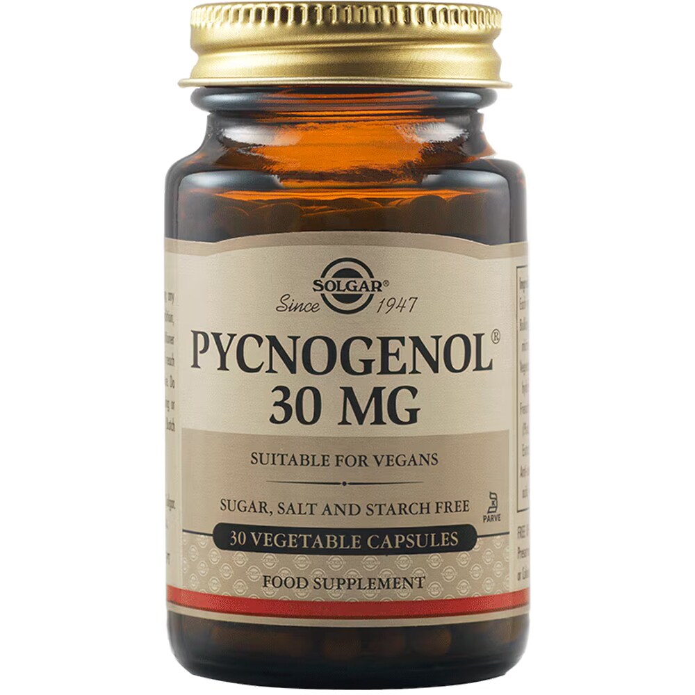 Supliment alimentar Pycnogenol 30 mg, 30 capsule vegetale, SOLGAR