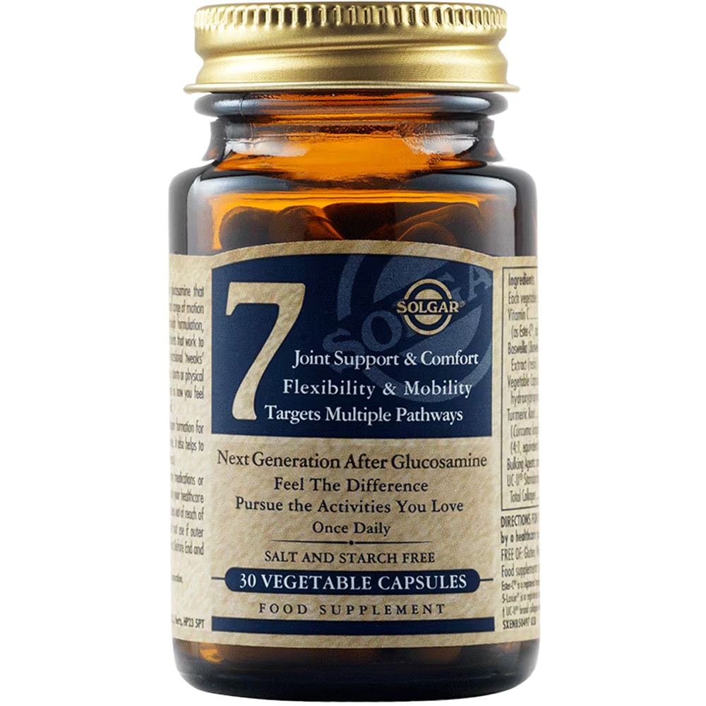 Supliment alimentar SOLGAR 7-Suport pentru articulatii, 30 capsule vegetale, SOLGAR
