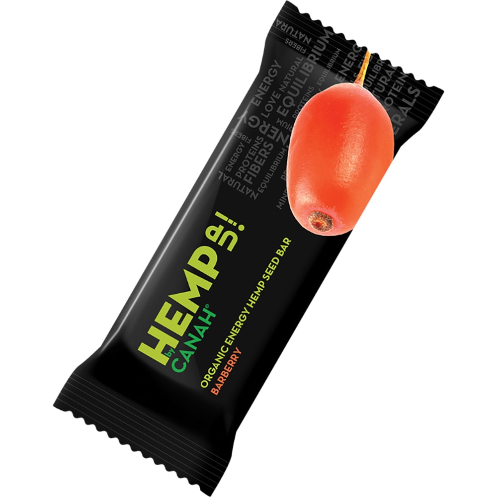 Baton cu seminte de canepa si agrise ECO, 6 buc x 48 g, CANAH