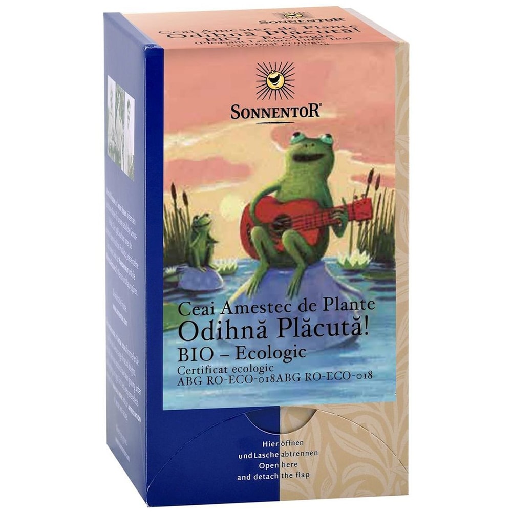 Ceai amestec de plante SONNENTOR Odihna placuta, 18 plicuri 