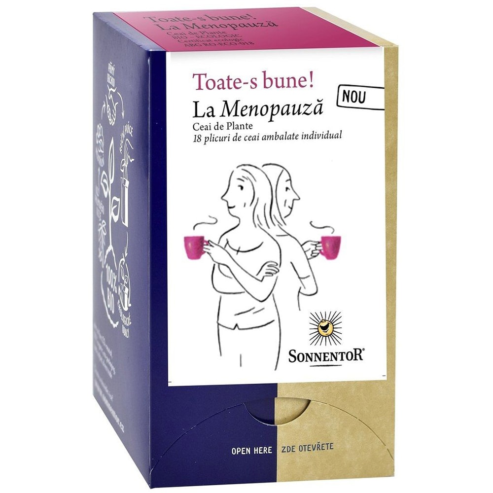 Ceai SONNENTOR "Toate-s bune!" La menopauza, 18 plicuri
