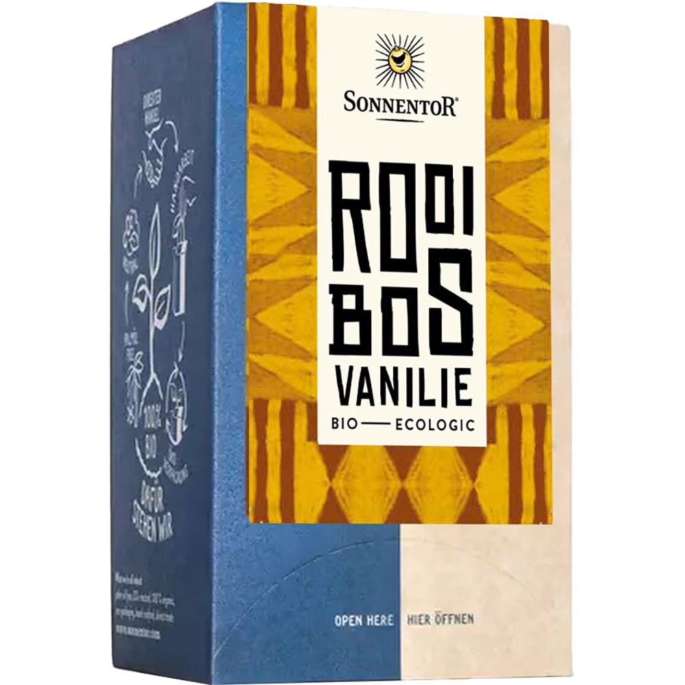 Ceai SONNENTOR Rooibos vanilie, 18 plicuri 