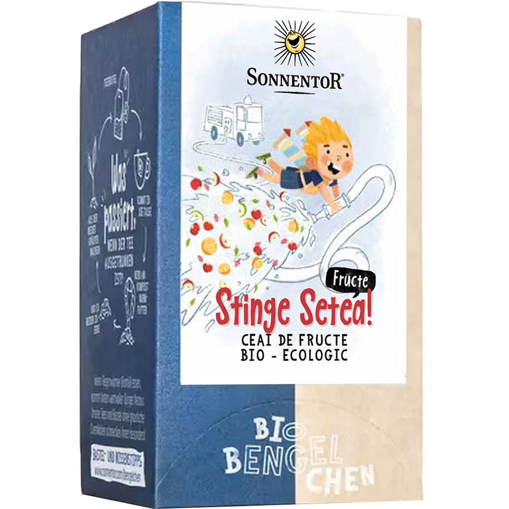 Ceai fructe SONNENTOR Stinge Setea!, 18 plicuri 