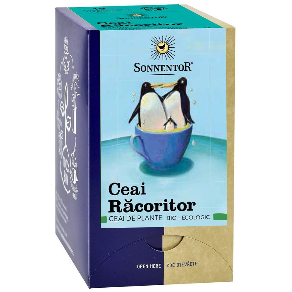 Ceai amestec de plante SONNENTOR Racoritor, 18 plicuri 