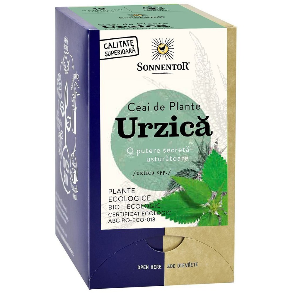 Ceai SONNENTOR Urzica, 18 plicuri 