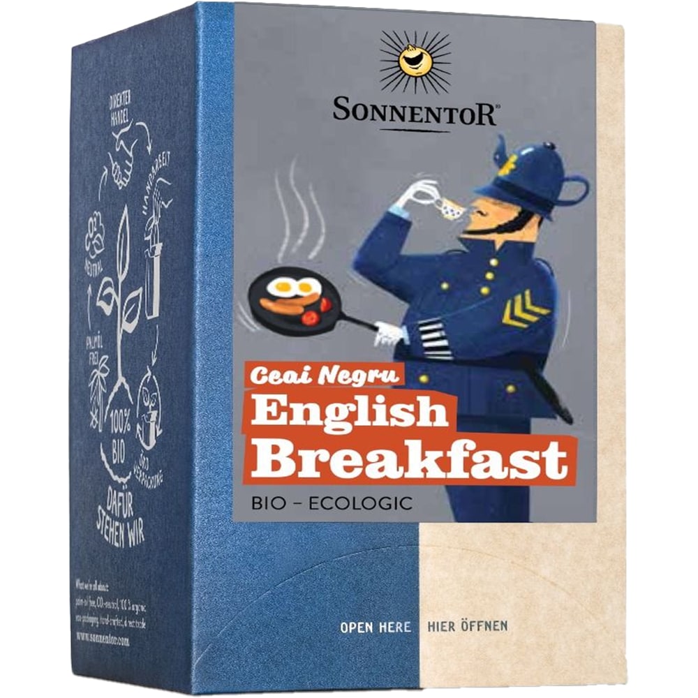 Ceai negru SONNENTOR English, 18 plicuri 