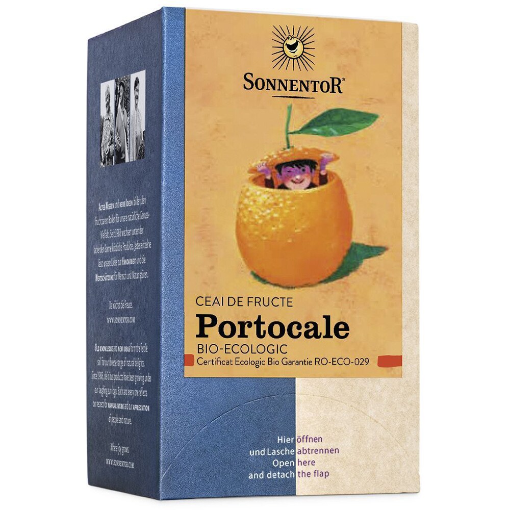 Ceai fructe SONNENTOR Portocale, 18 plicuri 