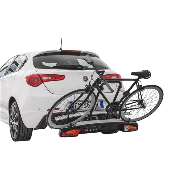 Suport biciclete MENABO Merak Tilting, Prindere pe carlig de remorcare, 2 biciclete