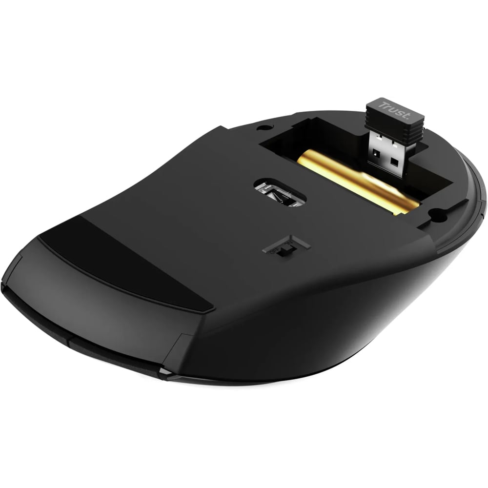 Mouse Wireless TRUST Sura 25479, 1500 dpi, negru