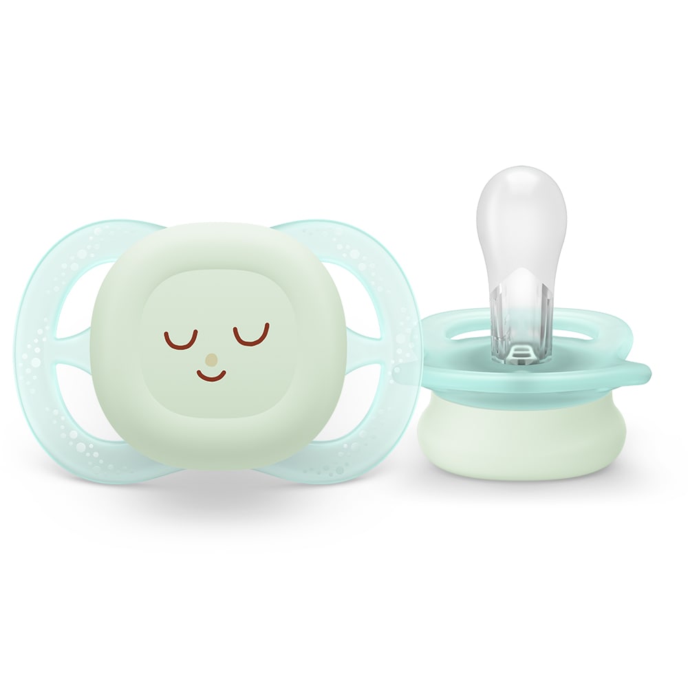 Suzeta PHILIPS AVENT Ultra Start SCF075/08, 0 luni+, 2 buc, multicolor