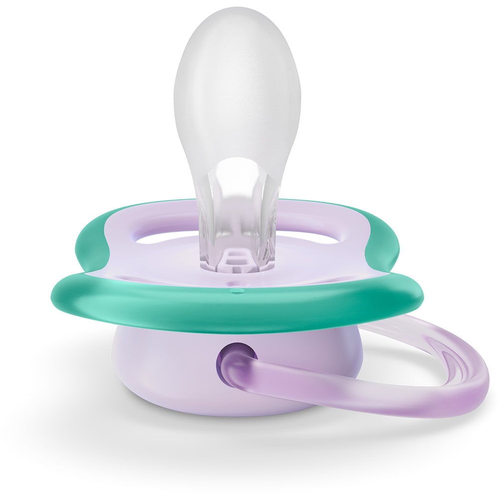 Suzeta PHILIPS AVENT Ultra Air SCF085/24, 0-6 luni, 2 buc, multicolor