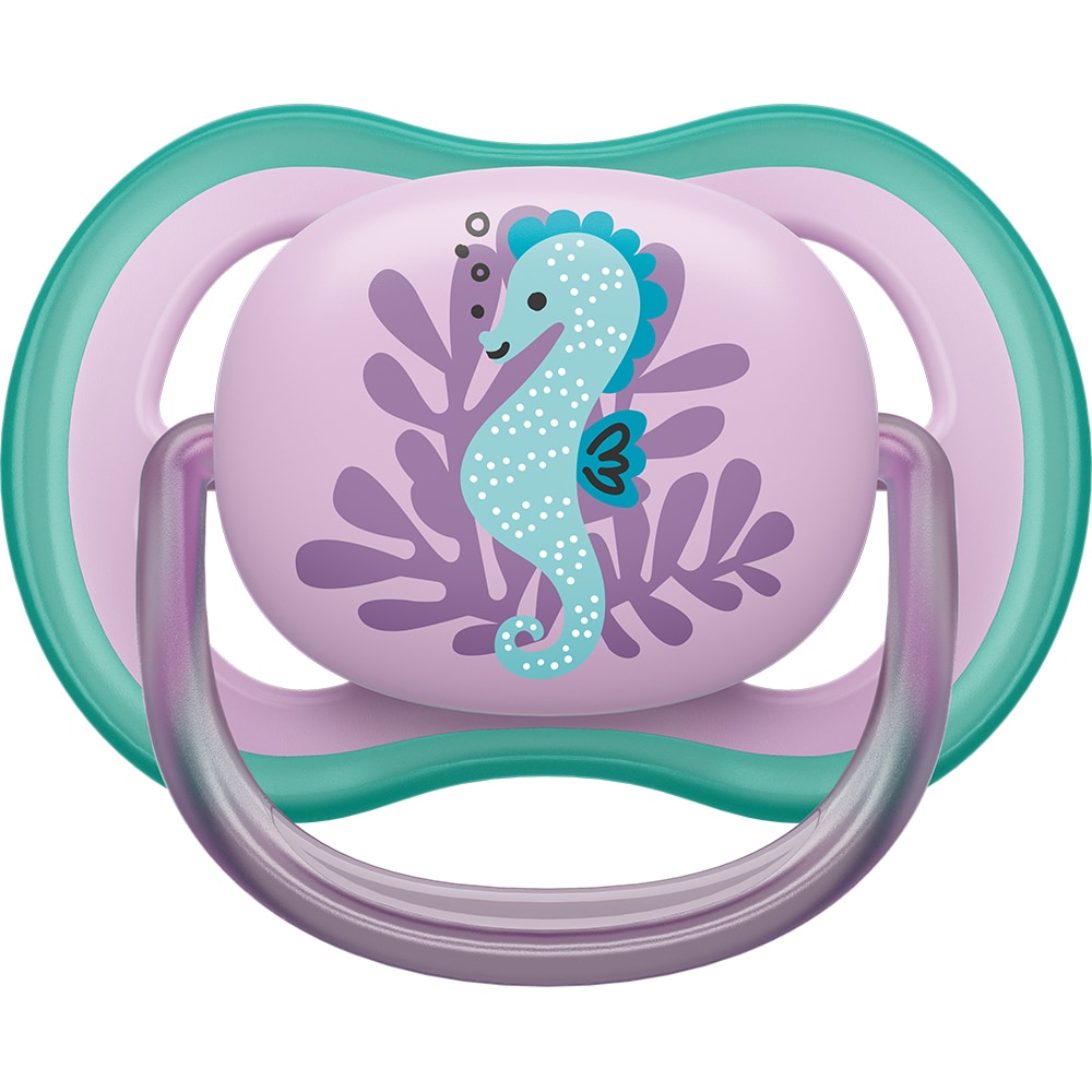 Suzeta PHILIPS AVENT Ultra Air SCF085/61, 6-18 luni, 2 buc, multicolor