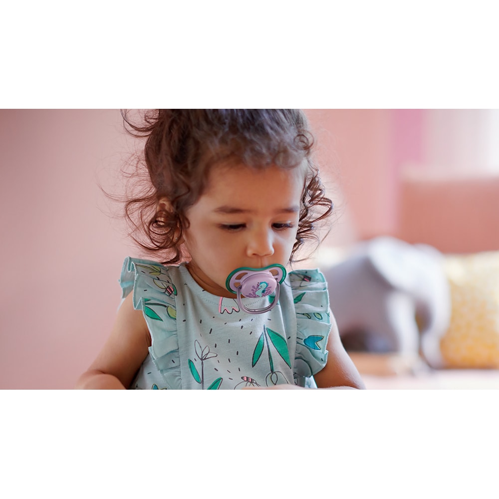 Suzeta PHILIPS AVENT Ultra Air SCF085/61, 6-18 luni, 2 buc, multicolor