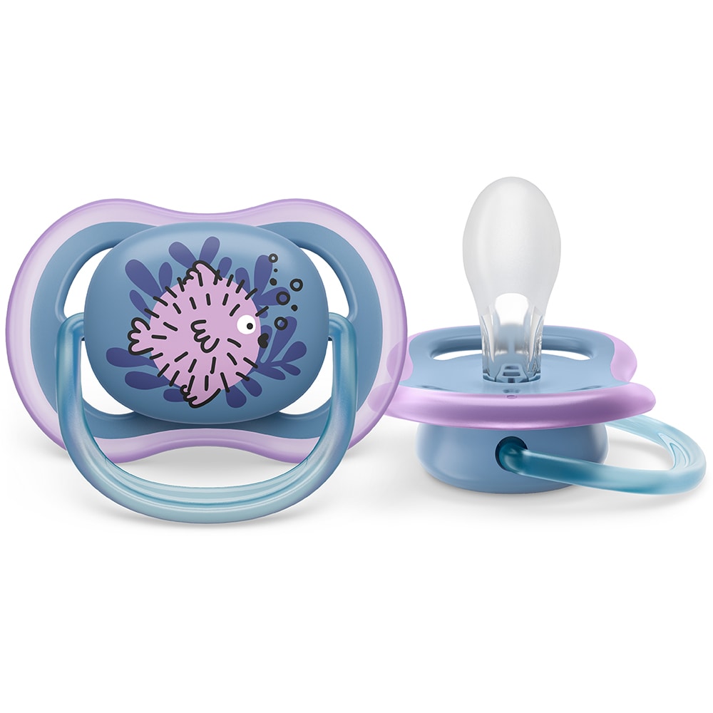 Suzeta PHILIPS AVENT Ultra Air SCF085/61, 6-18 luni, 2 buc, multicolor