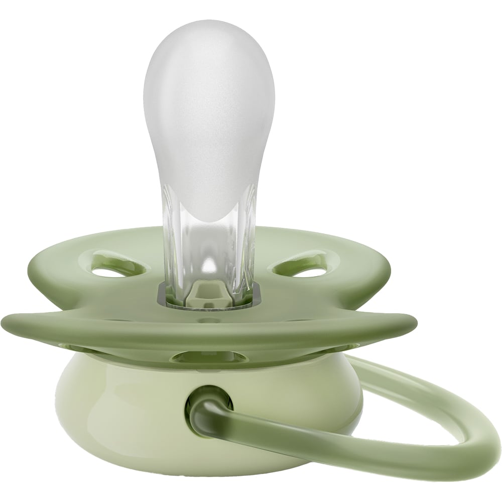 Suzeta PHILIPS AVENT Ultra Soft SCF091/05, 0-6 luni, 2 buc, verde-bej