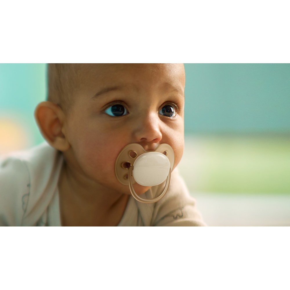 Suzeta PHILIPS AVENT Ultra Soft SCF091/05, 0-6 luni, 2 buc, verde-bej