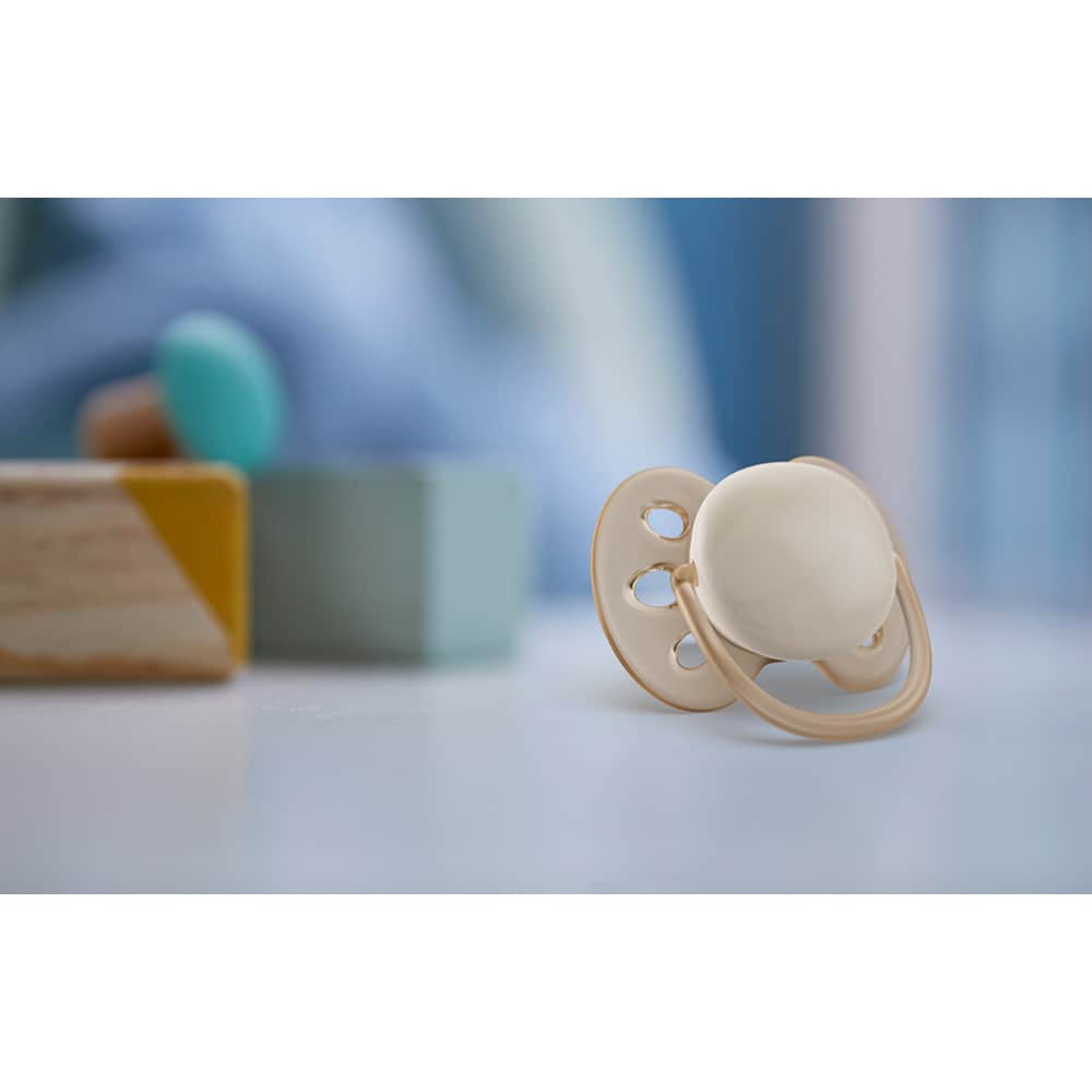 Suzeta PHILIPS AVENT Ultra Soft SCF091/05, 0-6 luni, 2 buc, verde-bej