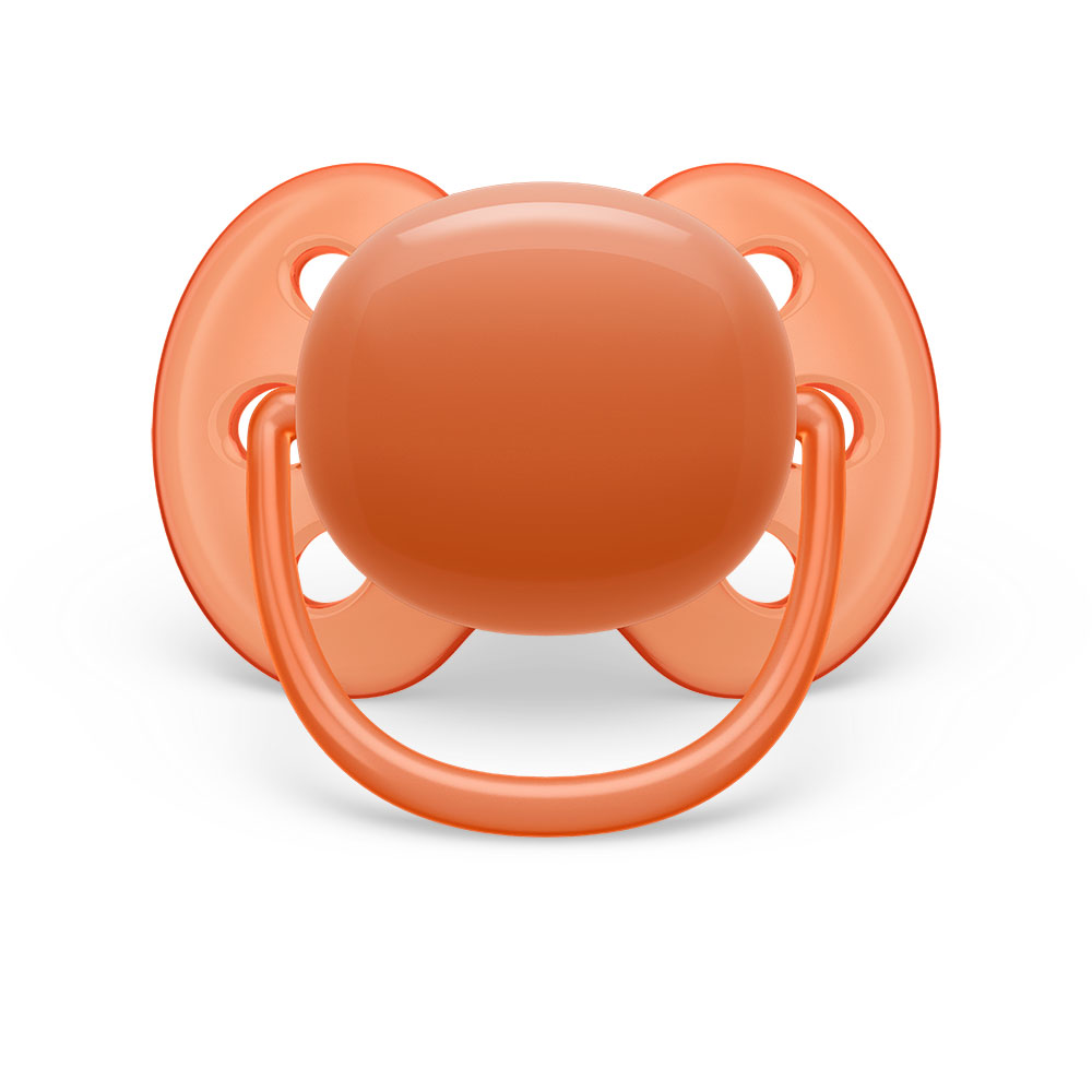 Suzeta PHILIPS AVENT Ultra Soft SCF093/01, 18 luni+, 2buc, multicolor