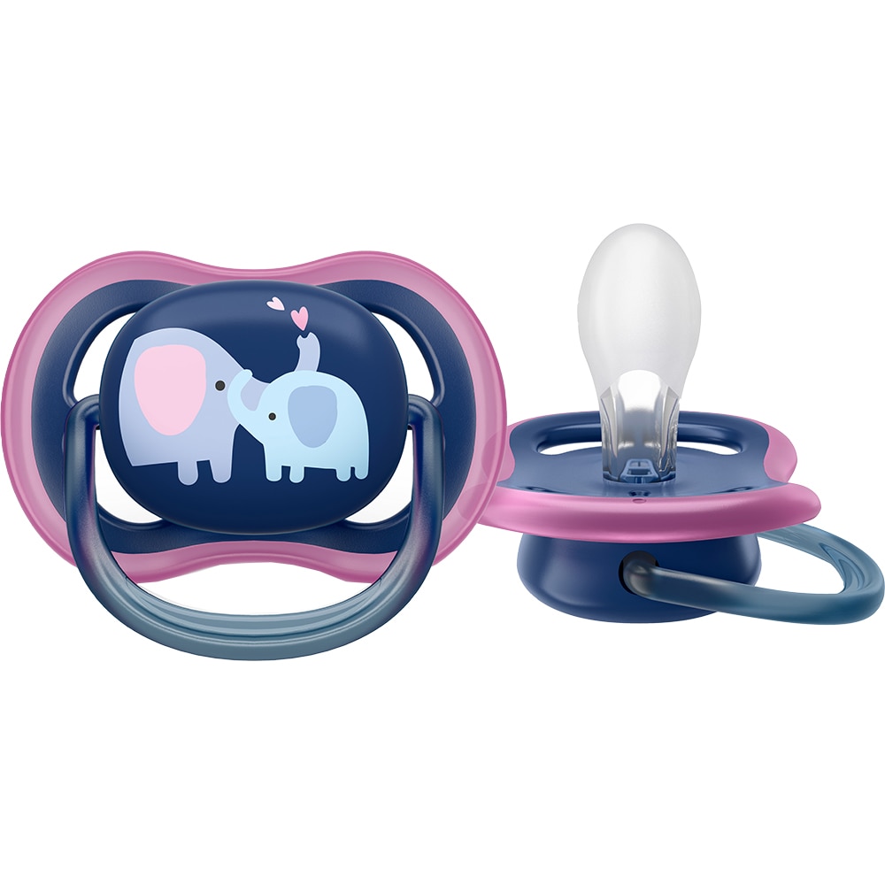 Suzeta PHILIPS AVENT Ultra Air SCF349/22, 18 luni +, 2 buc, multicolor