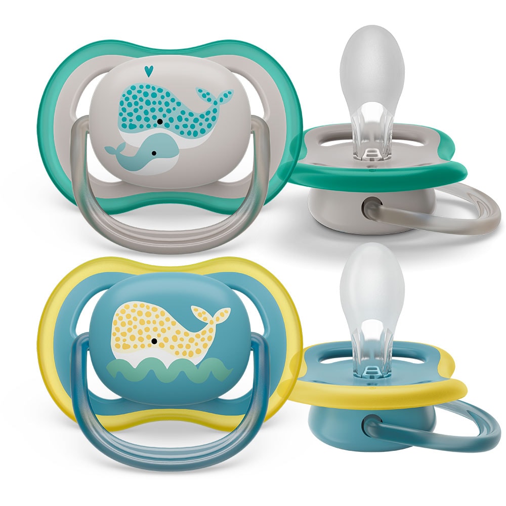 Suzeta PHILIPS AVENT Ultra Air SCF349/24, 18 luni+, 2buc, multicolor