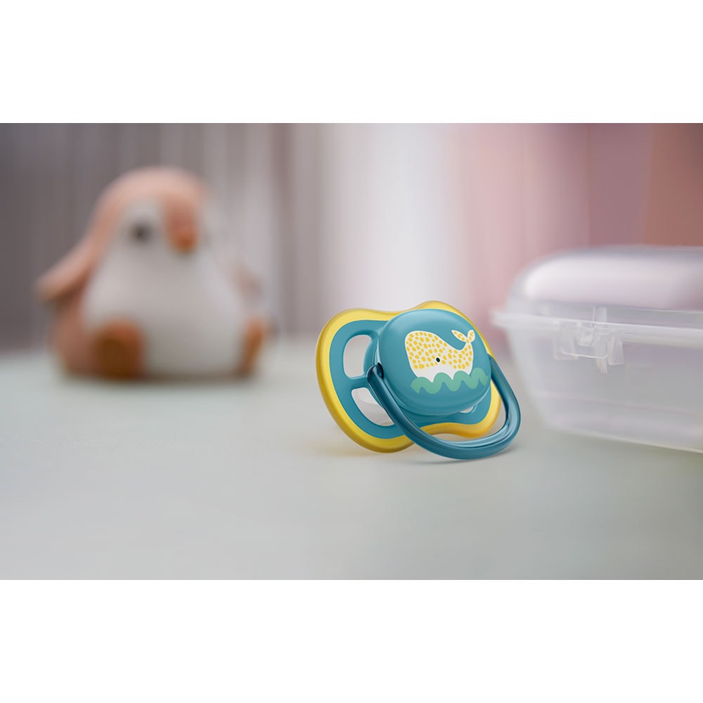 Suzeta PHILIPS AVENT Ultra Air SCF349/24, 18 luni+, 2buc, multicolor