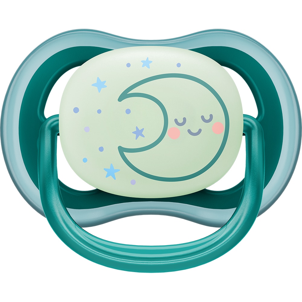 Suzeta PHILIPS AVENT Ultra Air NightTime SCF376/13, 6-18 luni, 2 buc, multicolor