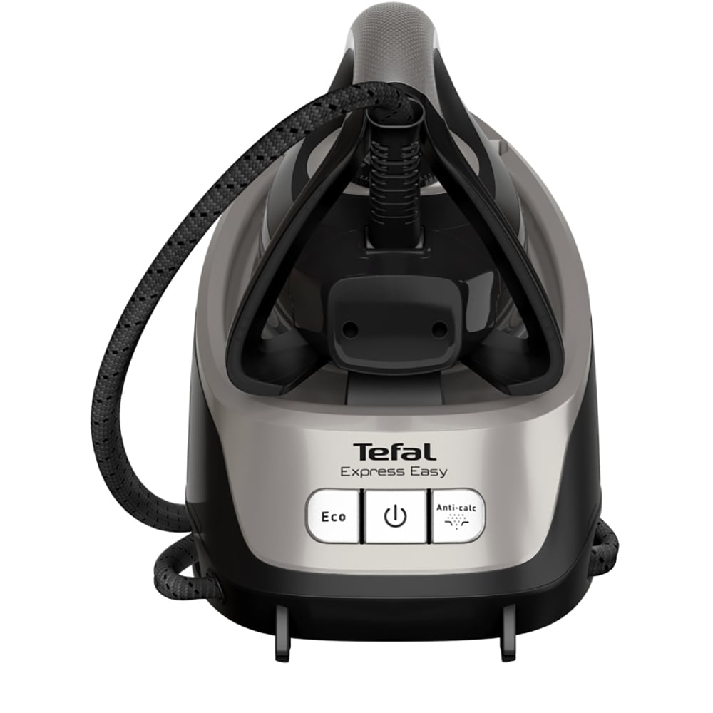 Statie de calcat TEFAL Express Easy SV6140E0, 2200W, 380g/min, 1.7l, talpa ceramica, negru-gri