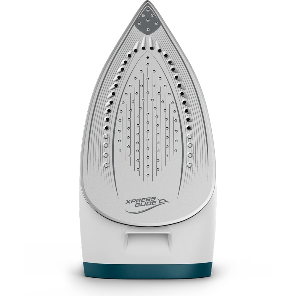 Statie de calcat TEFAL Power Pro Compact SV6212E0, 2400W, 380g/min, 1.7l, talpa ceramica Xpress Glide, albastru-alb