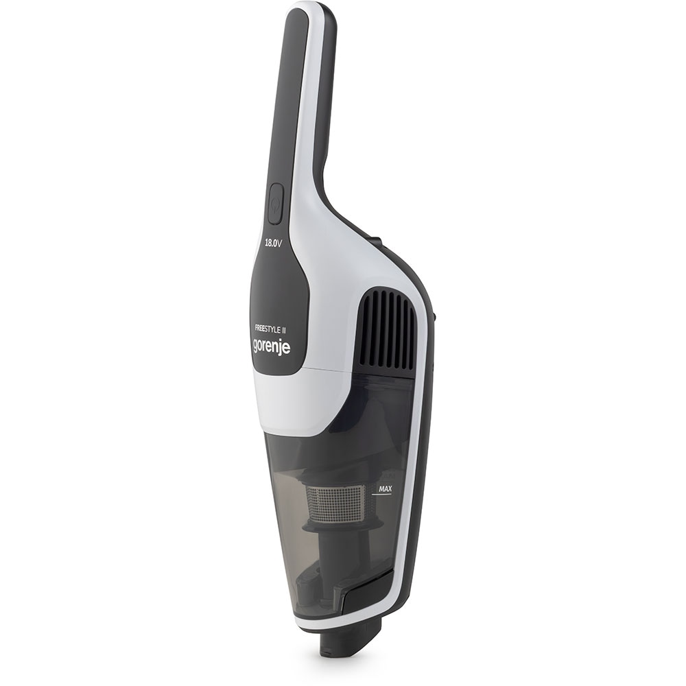 Aspirator vertical GORENJE SVC180100FSIIW, 0.5l, 18V, autonomie max 50 min, alb