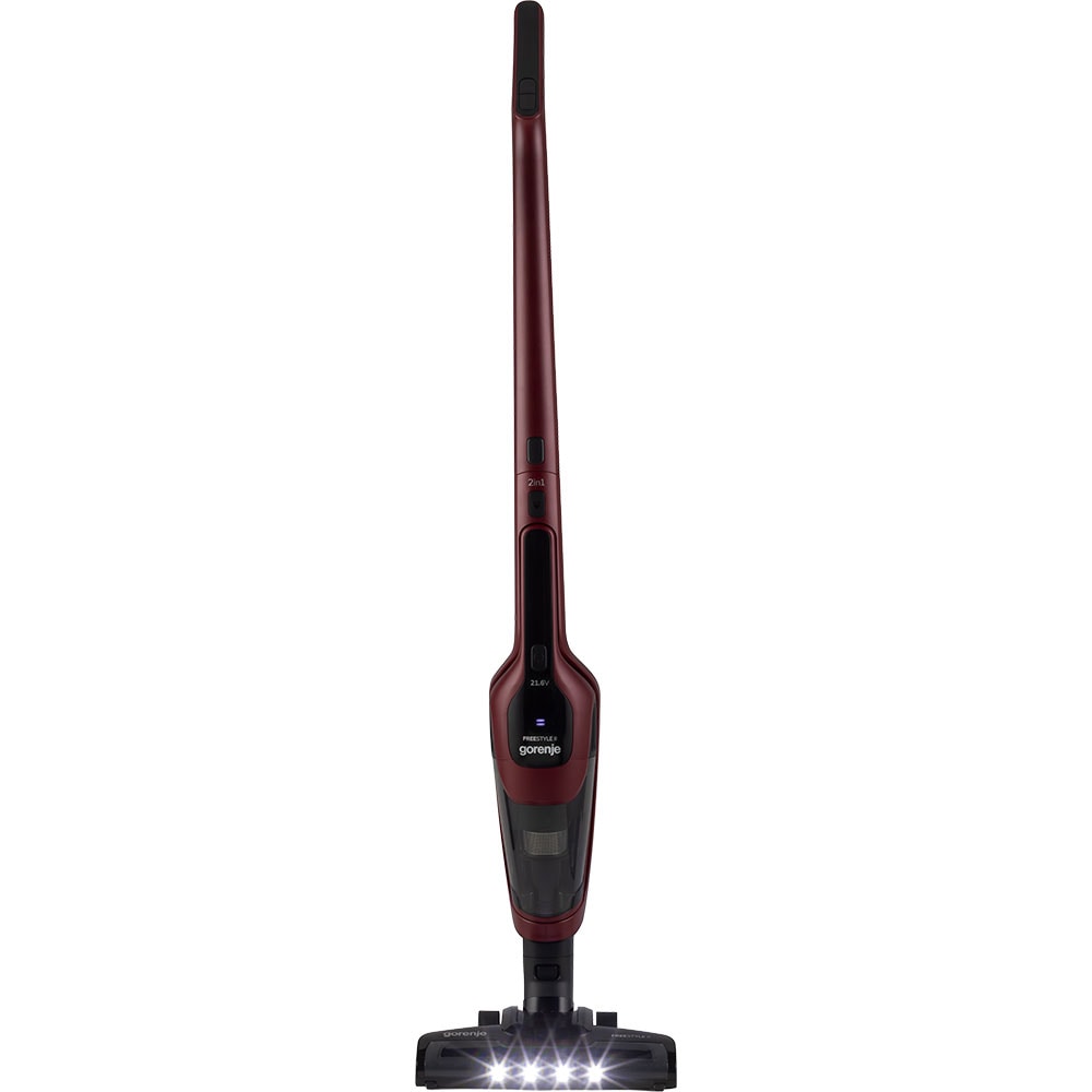 Aspirator vertical GORENJE SVC216100FSIIR, 0.5l, 21.6V, autonomie max 60 min, rosu