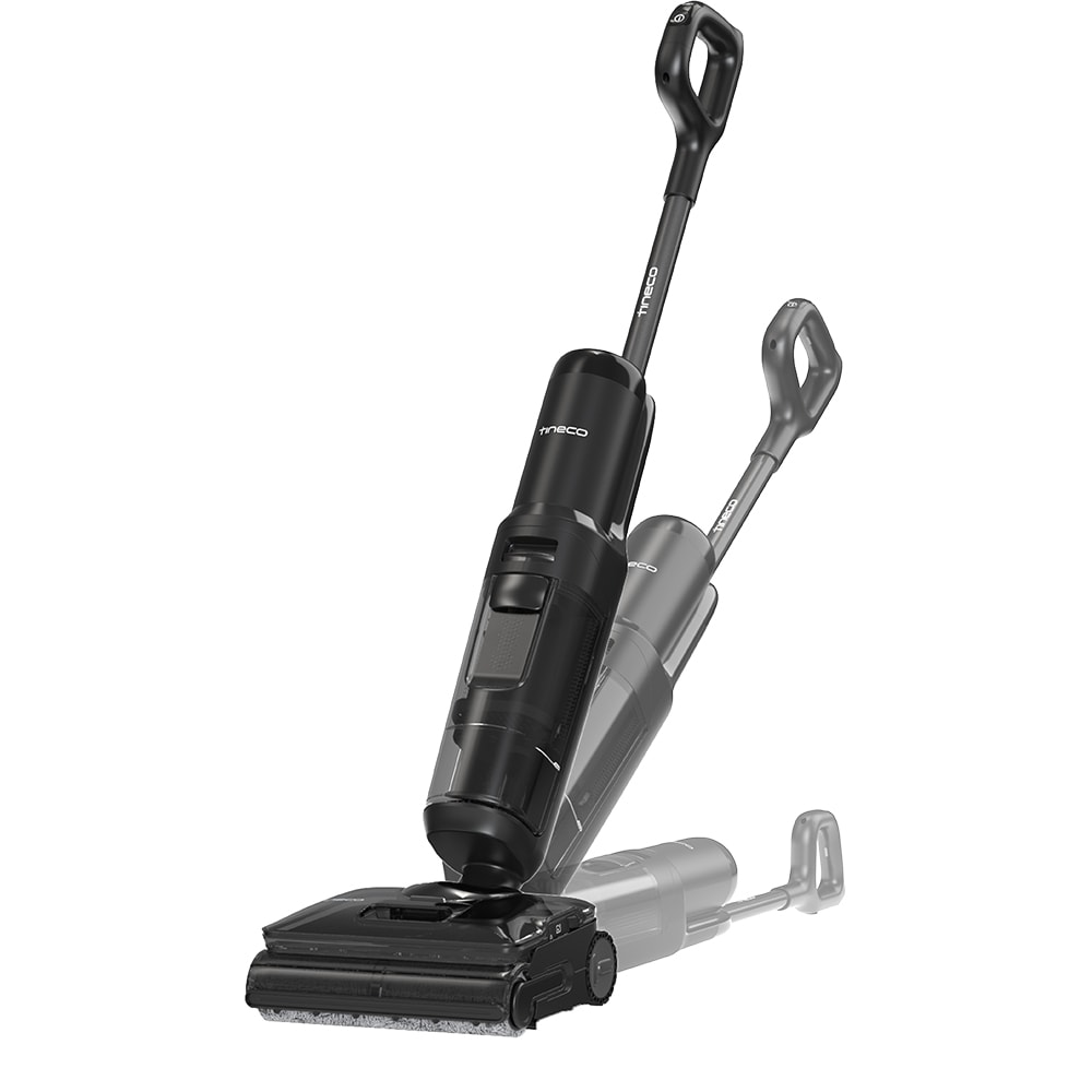 Aspirator vertical cu spalare TINECO Floor One S7 Stretch Steam Plus SW130200DE, 0.72l, 25.2V, autonomie max 80 min, alb-negru