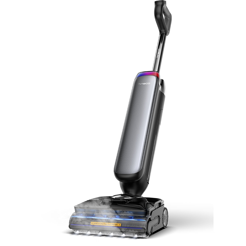 Aspirator vertical cu spalare TINECO Floor One S9 Artist Steam Pro SW200100DE, 0.75l, 25.2V, autonomie max 50 min, argintiu-negru