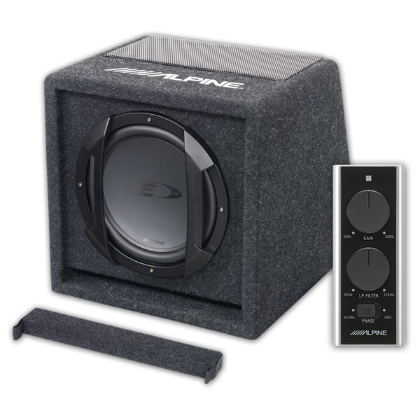 Subwoofer auto activ ALPINE SWE-815, 150W RMS, 20 cm, Bass-reflex