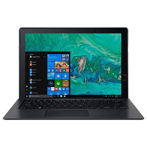 Laptop 2 in 1 ACER Switch 7 SW713-51GNP, Intel Core i7-8550U pana la 4.0GHz, 13.5" QHD Touch, 16GB, SSD 512GB, NVIDIA GeForce MX150 2GB, Windows 10 Pro, negru