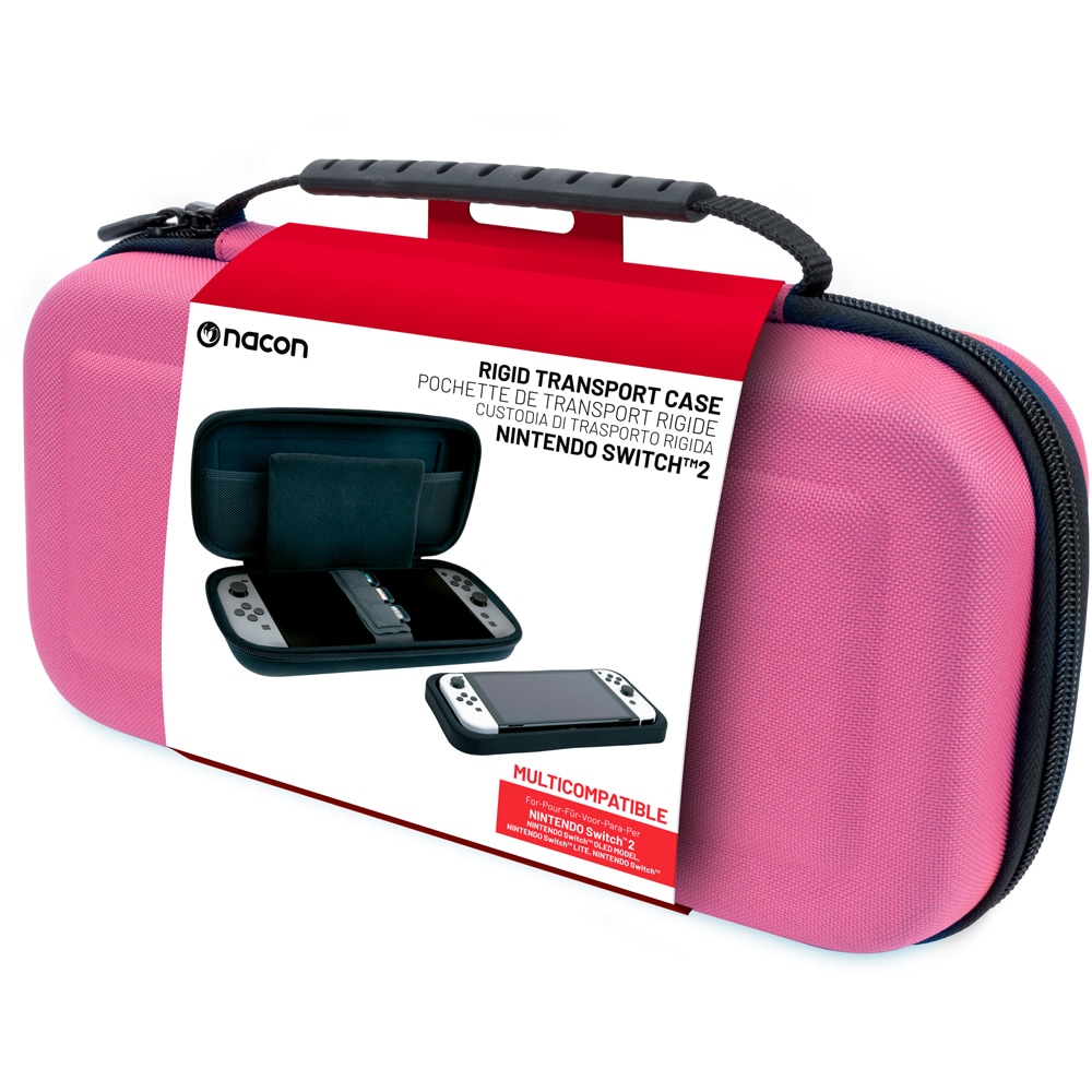 Geanta transport NACON pentru Nintendo Switch 2, roz