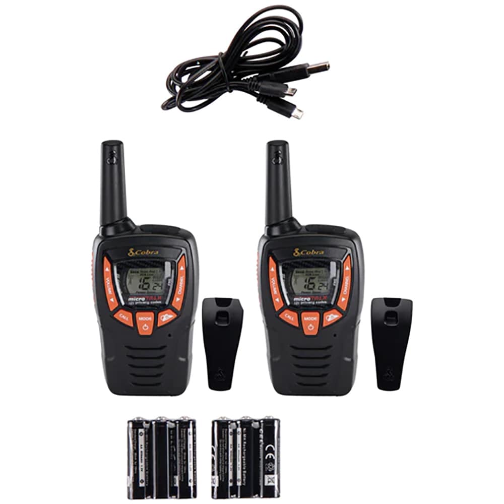 Set statii emisie-receptie COBRA AM655, 16 canale, raza 8km, 2buc