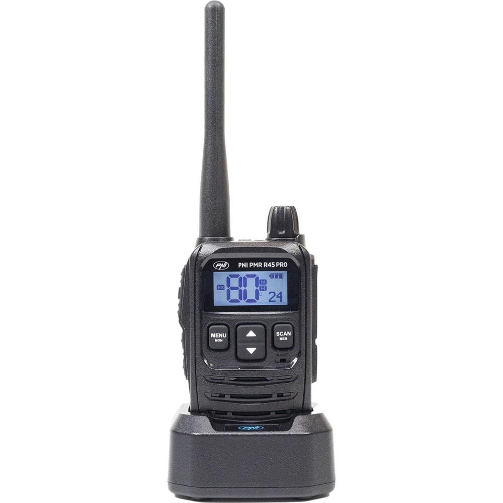 Statie emisie-receptie portabila PNI PMR R45 PRO, 0.5W