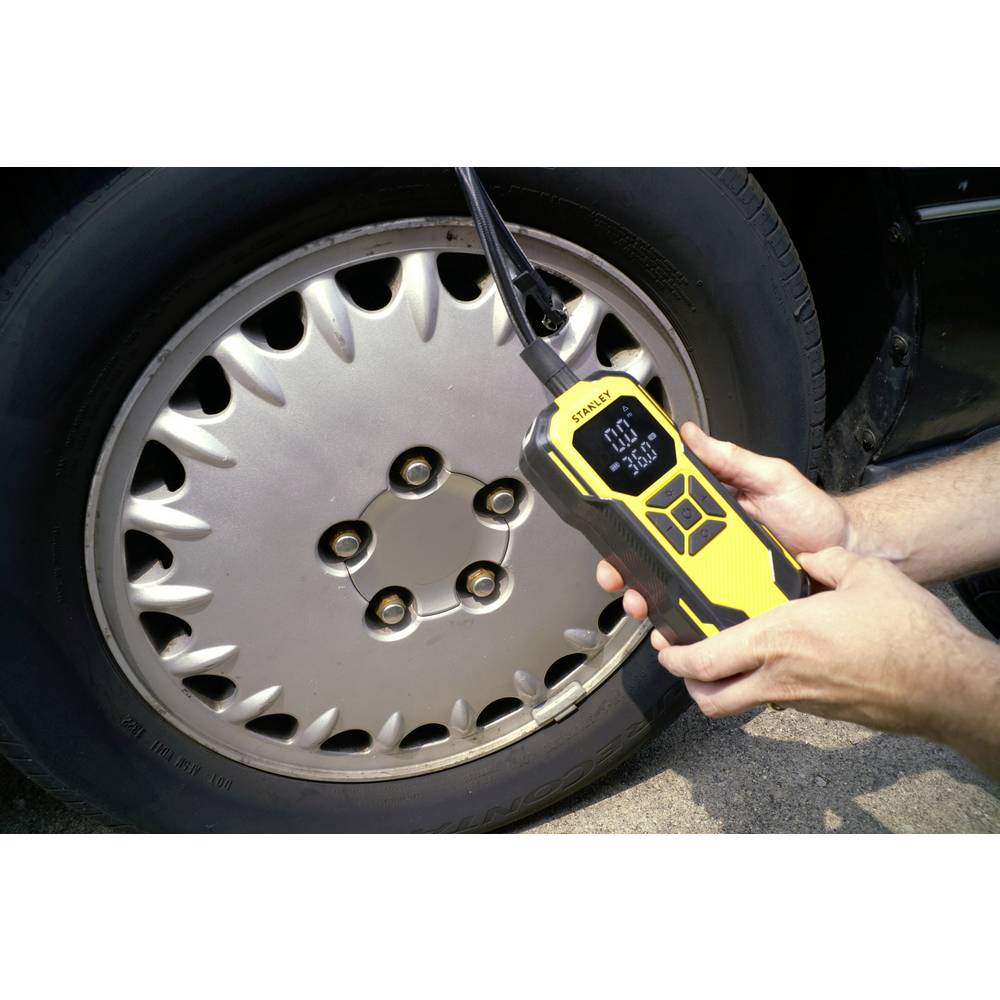 Compresor auto STANLEY SXIF0101, acumulator, 10bar, PowerBank