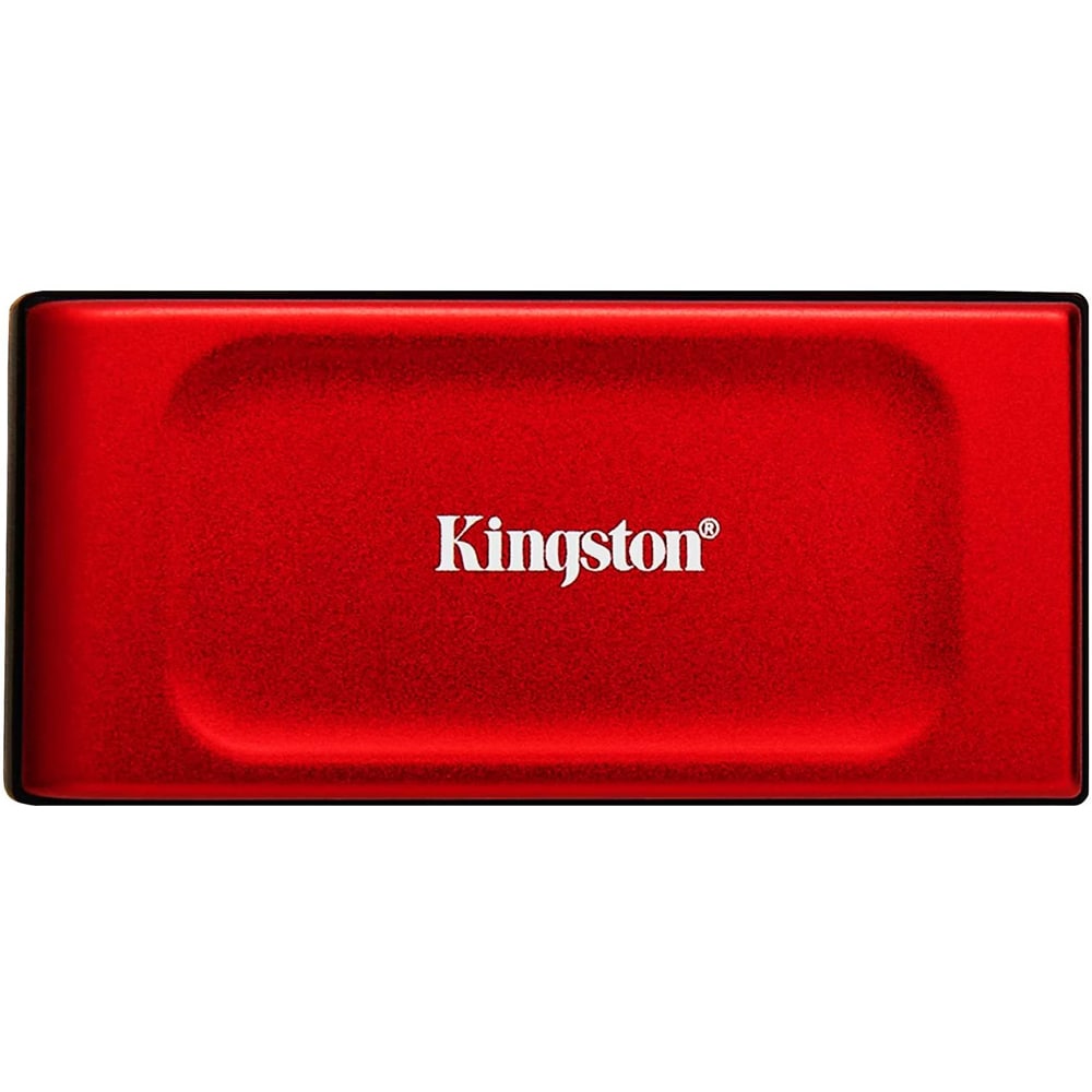 SSD extern KINGSTON XS1000R, 2TB, USB 3.2 Gen 2 Type-C, rosu