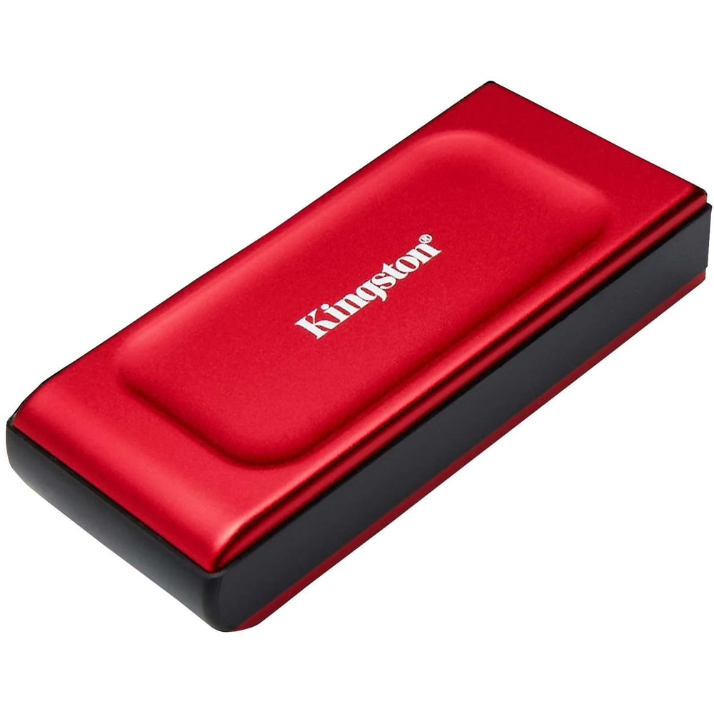 SSD extern KINGSTON XS1000R, 2TB, USB 3.2 Gen 2 Type-C, rosu