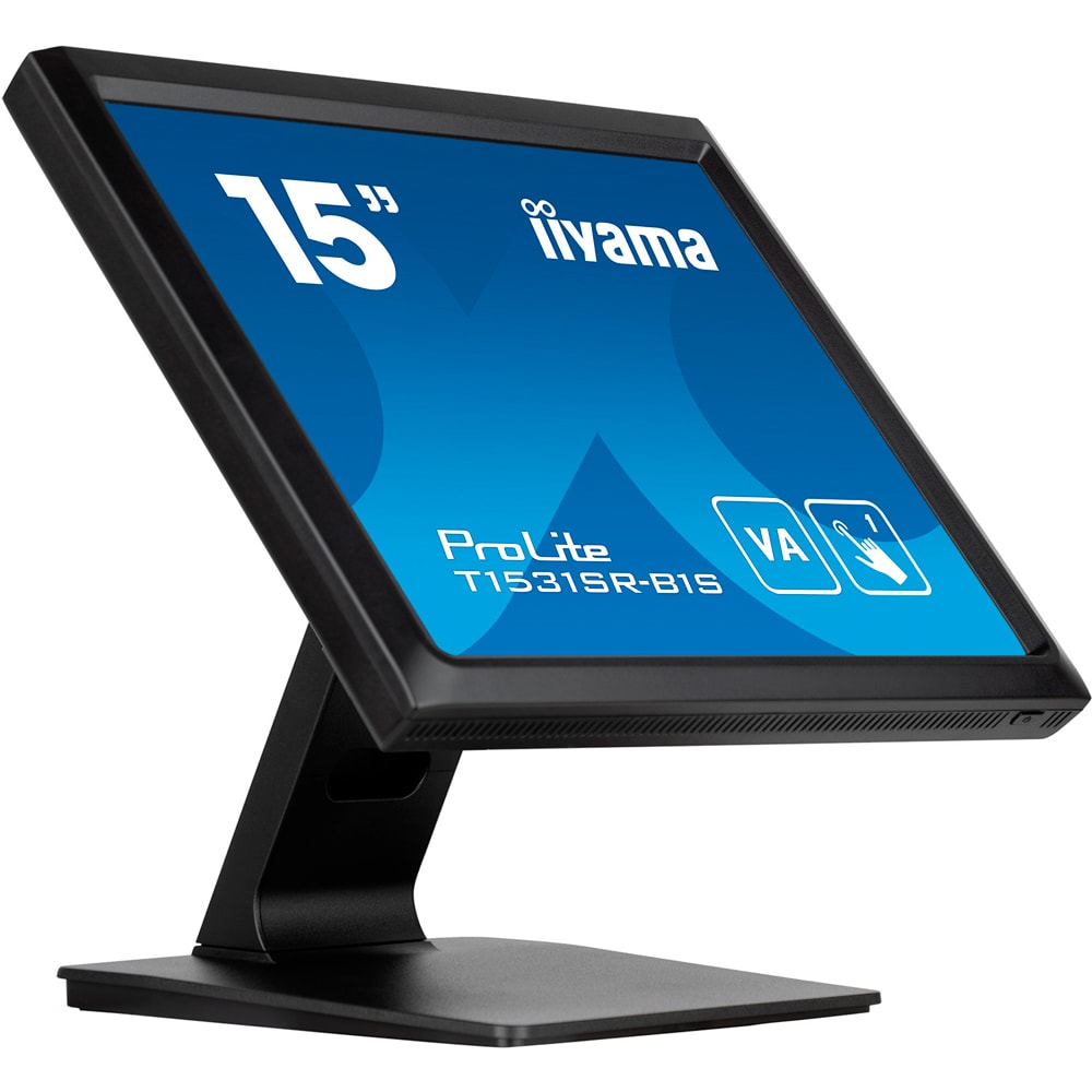 Monitor LED VA IIYAMA ProLite T1531SR-B1S, 15", Touch, XGA, 60Hz, negru
