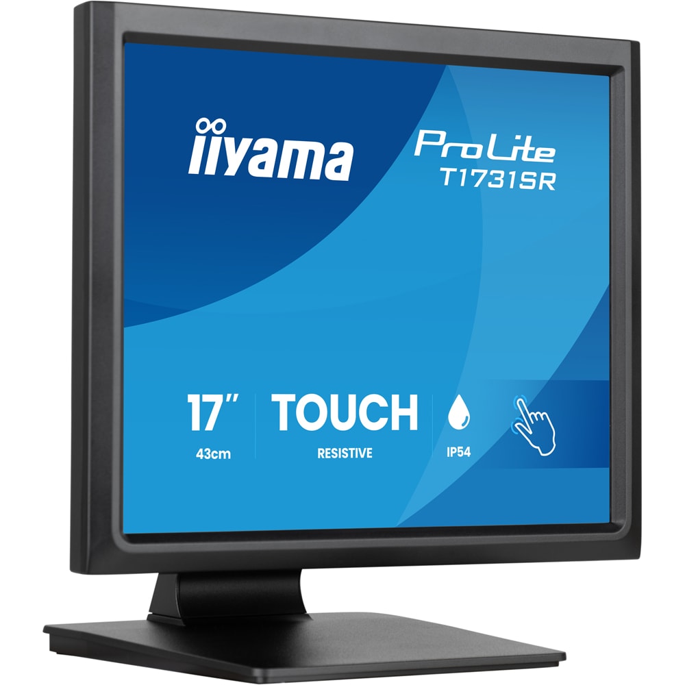 Monitor LED TN IIYAMA ProLite T1731SR-B2S, 17", Touch , SXGA, 75Hz, negru