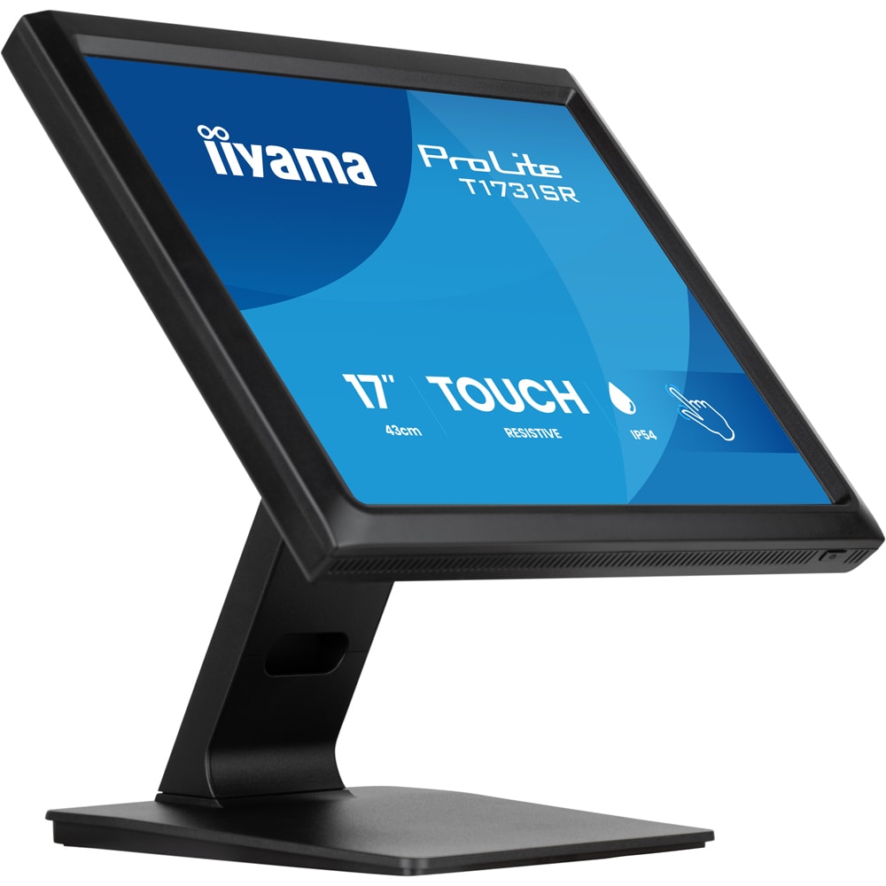 Monitor LED TN IIYAMA ProLite T1731SR-B2S, 17", Touch , SXGA, 75Hz, negru