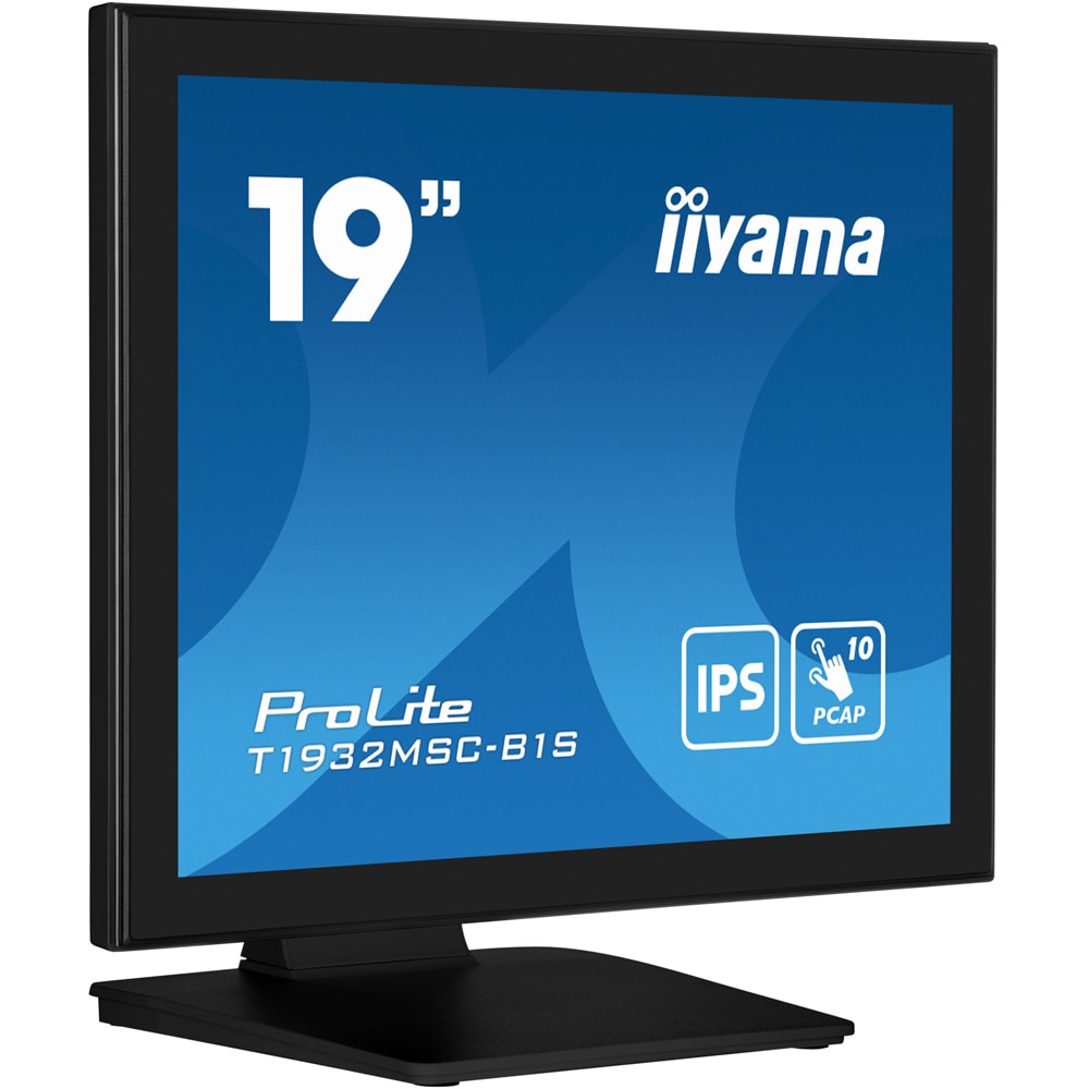 Monitor LED IPS IIYAMA ProLite T1932MSC-B1S, 19", Touch, SXGA, 60Hz, negru