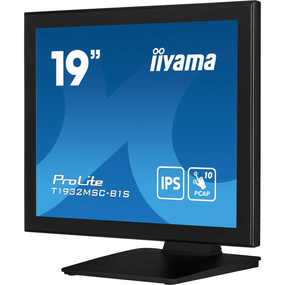 Monitor LED IPS IIYAMA ProLite T1932MSC-B1S, 19", Touch, SXGA, 60Hz, negru