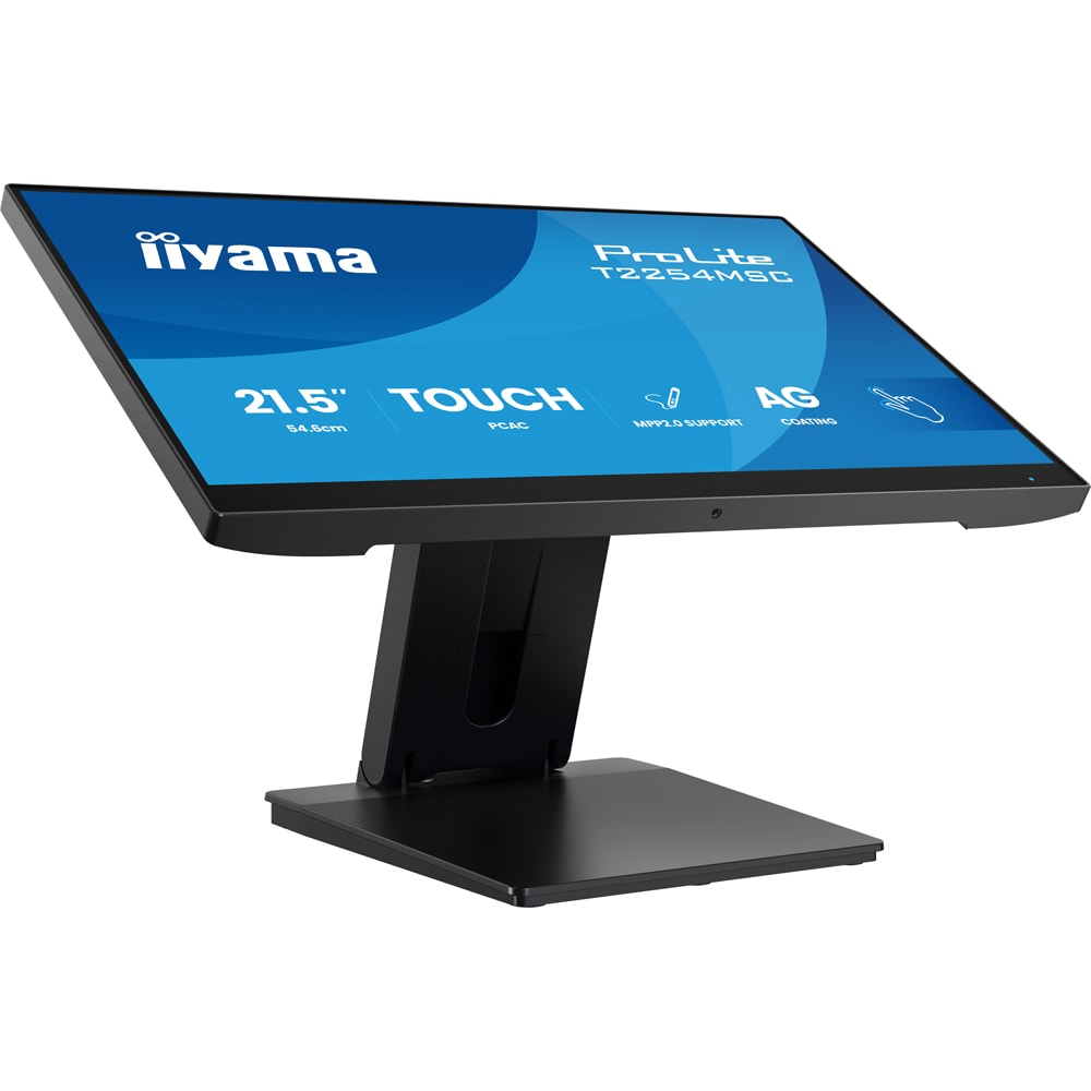 Monitor  LED IPS IIYAMA ProLite T2254MSC-B2AG, 21.5", Touch, Full HD, 100Hz, negru
