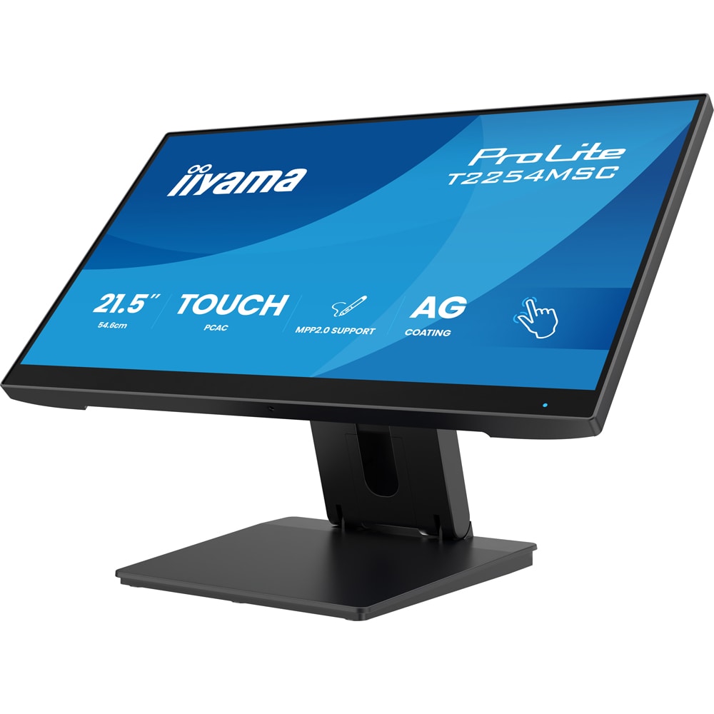 Monitor  LED IPS IIYAMA ProLite T2254MSC-B2AG, 21.5", Touch, Full HD, 100Hz, negru