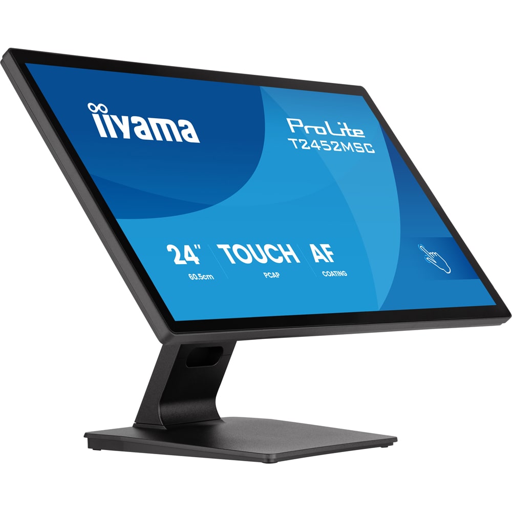 Monitor  LED IPS IIYAMA ProLite T2452MSC-B2, 24", Touch, Full HD, 120Hz, negru