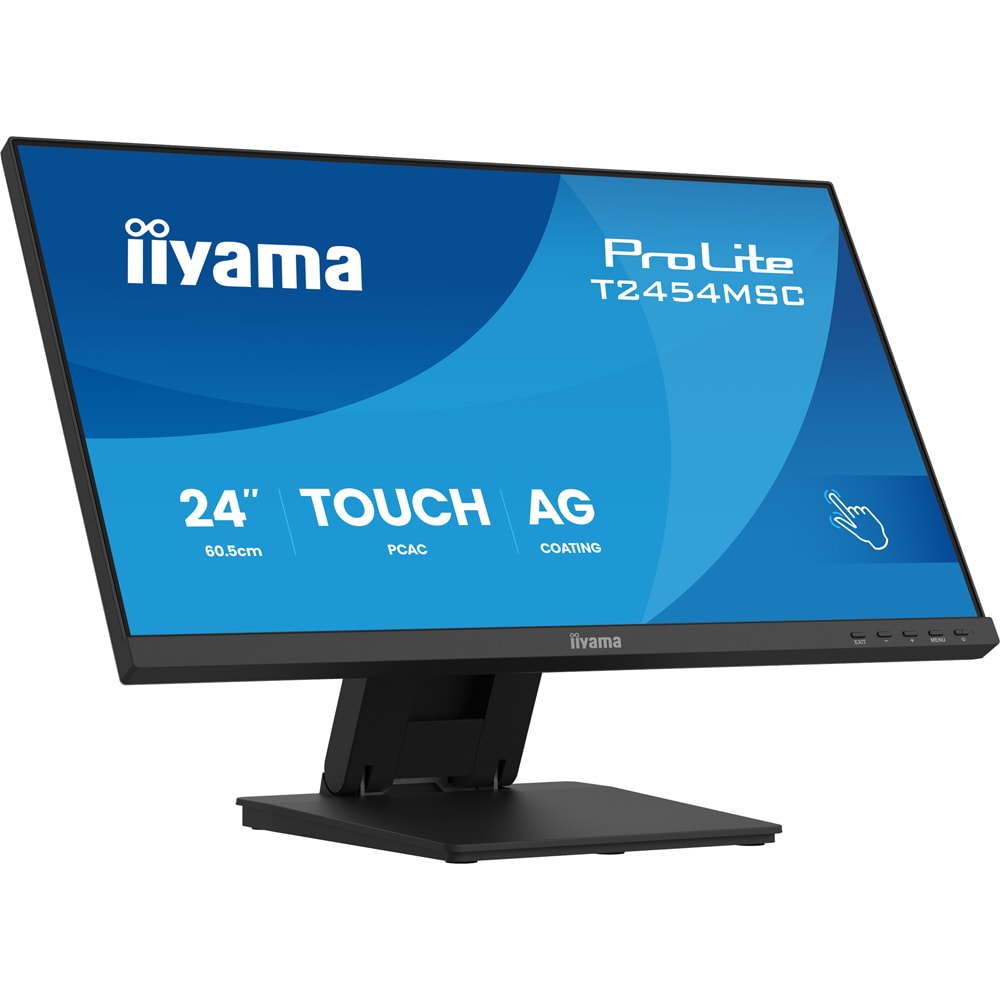 Monitor  LED IPS IIYAMA ProLite T2454MSC-B3AG, 23.8", Touch, Full HD, 83Hz, negru